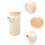 Küchen Gewürzglas Ölspender Keramik Beige 9