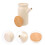 Küchen Gewürzglas Ölspender Keramik Beige 2