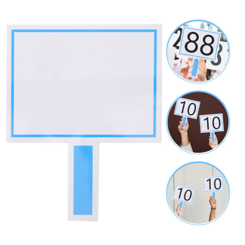 Wiederverwendbares Whiteboard, Handheld, Multi PVC, 1 2