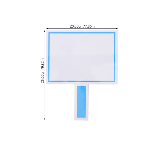 Wiederverwendbares Whiteboard, Handheld, Multi PVC, 1 1
