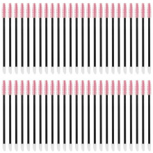 Eyebrow En Wimperborstels Roze Plastic 50 Stuks 4 Set 11,8X0,2 Inch