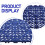 Interlocking Blaue Kunststoff Garage Bodenfliesen Gittermatte 8