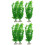 6Pcs Green Artificial Fish Tank Plants Decorative Plastic Aquarium 5