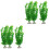 6Pcs Green Artificial Fish Tank Plants Decorative Plastic Aquarium 3