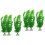 6Pcs Green Artificial Fish Tank Plants Decorative Plastic Aquarium 4