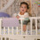 Baumwoll Baby Betthängesack Mit 2 Taschen Lila 3