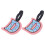 Assorted Color Bagage Labels PVC Materiaal Herbruikbaar 2 1