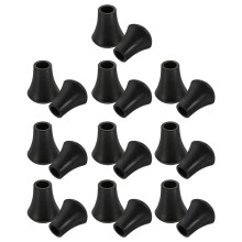 20 Stuks Rubberen Drumvoetbescherming Antislip Vloer Drums Zwart