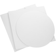 12-Inch Cakebox Wit Papier, Eenvoudig Te Gebruiken En Stevig