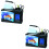 2Stück USB LCD Aquarium LED Leuchte Mit Uhr/Stifthalter 6