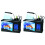 2Stück USB LCD Aquarium LED Leuchte Mit Uhr/Stifthalter 2