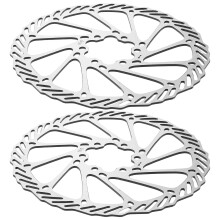 1 Paar Silberne Scheibenbremsen Für Mountainbikes 6,3 Zoll
