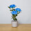 Led Künstliche Rose Topf Mit 3 Lichtern Für 6