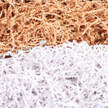2 Packs Zerrissenes Papier Füllmaterial Raffia 15,60x0,20x0,10 Cm