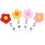 Tragbarer Badgehalter Bunt Harz 4er Set 7