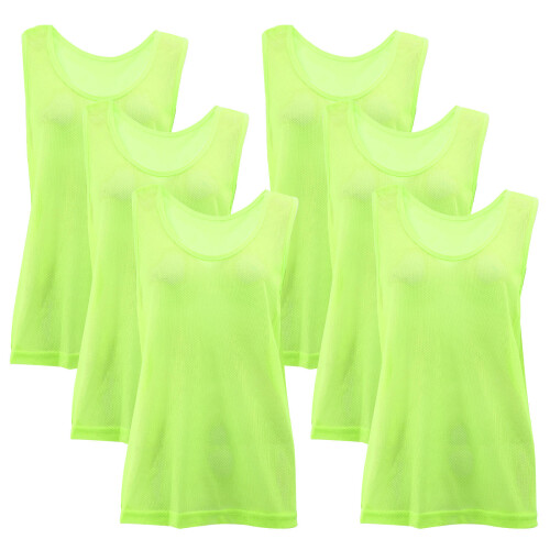 6 Voetbaltrainingsvest Wasbaar Materiaal Kind Polyester 2