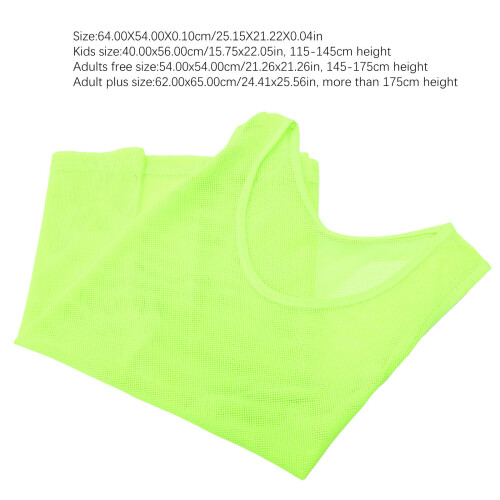 6 Voetbaltrainingsvest Wasbaar Materiaal Kind Polyester 1