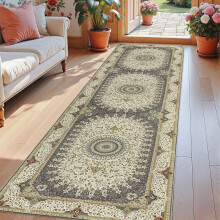 (Willow Grey, 80 X 150 cm-Large Mat) Extra Large Rugs Traditional Carpets for Living Room Bedroom