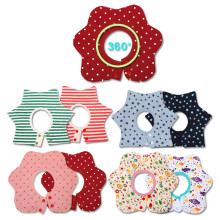 Baby Slabbetjes Rood Waterdicht Organisch Katoen Speeksel Doek