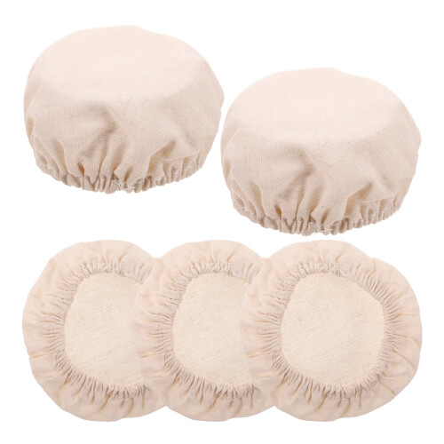 Runde Beige Baumwolltuch Dichtung Sauerteig Abdeckung 5