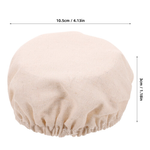 Runde Beige Baumwolltuch Dichtung Sauerteig Abdeckung 5 1