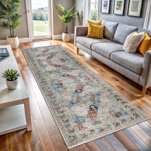 (Coastal, 60 X 220 cm-Runner) Extra Large Rugs Traditional Carpets for Living Room Bedroom