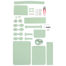 Purse Kit Diy Umhängetasche Selbermachen Set Grün PU