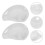 Dumpling Teller Weiß 2 8,33x5,66x1,10 Zoll 6