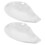 Dumpling Teller Weiß 2 8,33x5,66x1,10 Zoll 9