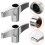 Aanpasbare Drum Sleutel Stemtool IJzer Gecoat 2 Stuks 4