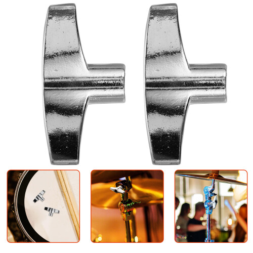 Aanpasbare Drum Sleutel Stemtool IJzer Gecoat 2 Stuks 2