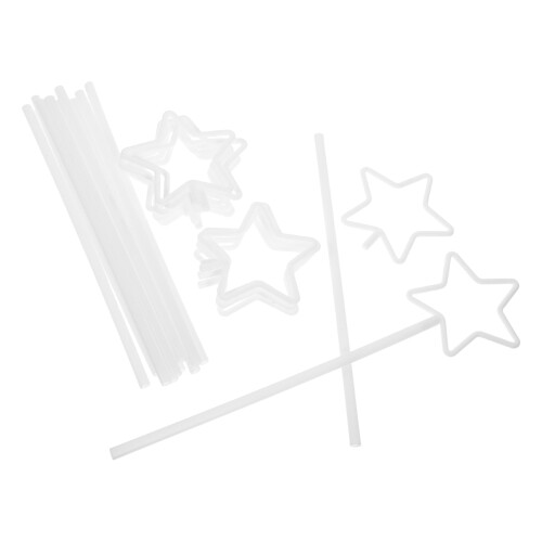 Craft Kunststoff Kreise Stern Weiß 1 Set