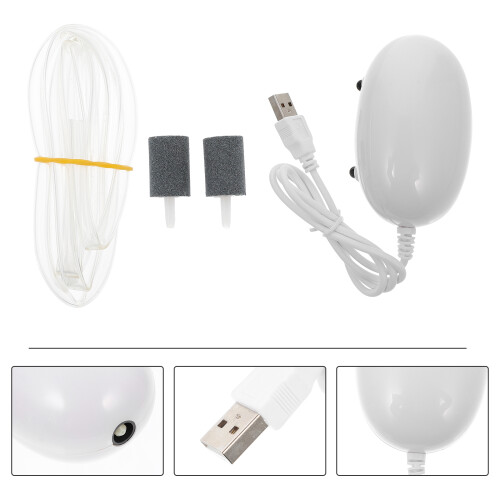 1USB À Aquarium ABS Mini Silencieuse Puissante 2