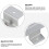 Raindrops Solarpanel Montagehalterung Z Form Silber 4 10
