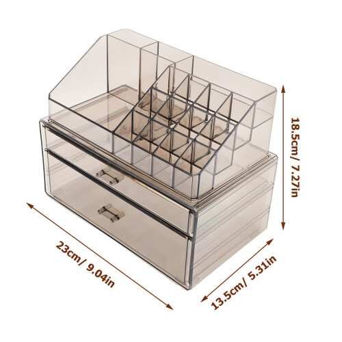 Raindrops Dienblad Make-uphouder Organizer Transparante Opbergrek 1