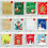 30Pcs Christmas Drawstring Gift Bags Assorted Sizes & Designs with Tag 5