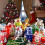 30Pcs Christmas Drawstring Gift Bags Assorted Sizes & Designs with Tag 6