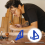 Blue Aluminum Triangle Ruler 45 90 Degree Woodworking Miter Tool 4