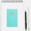 Notebook Schwarzes 1St 4,2x3,1 Zoll 8