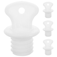 4Stück Weiße Kunststoff Verschlüsse Für Heißwasserflasche