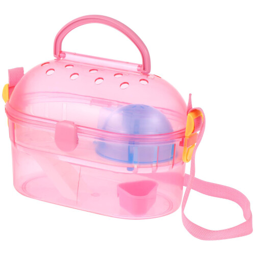 Chinchilla Hamster Transportbox Mit Futterer Set