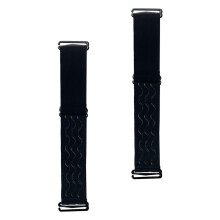 2Pcs Adjustable Elastic Wig Bands Black Breathable