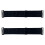 2Pcs Adjustable Elastic Wig Bands Black Breathable 10