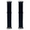 2Pcs Adjustable Elastic Wig Bands Black Breathable 8