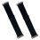 2Pcs Adjustable Elastic Wig Bands Black Breathable 3
