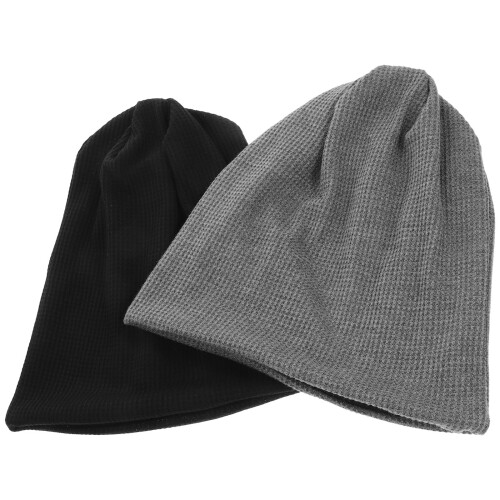 2St Ademende Skull Beanie, - En Hardloophut