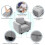 4 Seater Single Sofa Set, Fabric Sofa and Couch Set 9