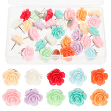 30 Dekorative Reißzwecken Diy Rose Stecknadeln Reise