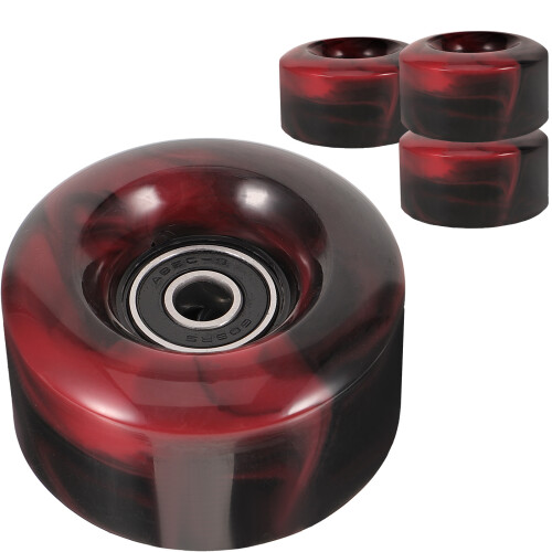 4Stk Pu Rollschuhrollen Für Outdoor Skateboard Set