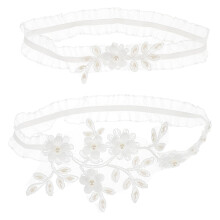 Stretch-Strumpfband Spitze Für Die Hochzeit 1 Paar